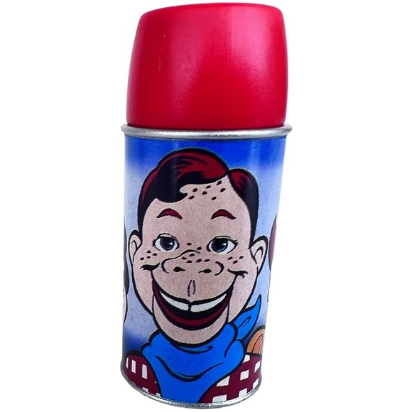 Hallmark Howdy Doody LunchBox Thermos Set ORNAMENT 1999 Clarabell Clown Vintage - Picture 5 of 10